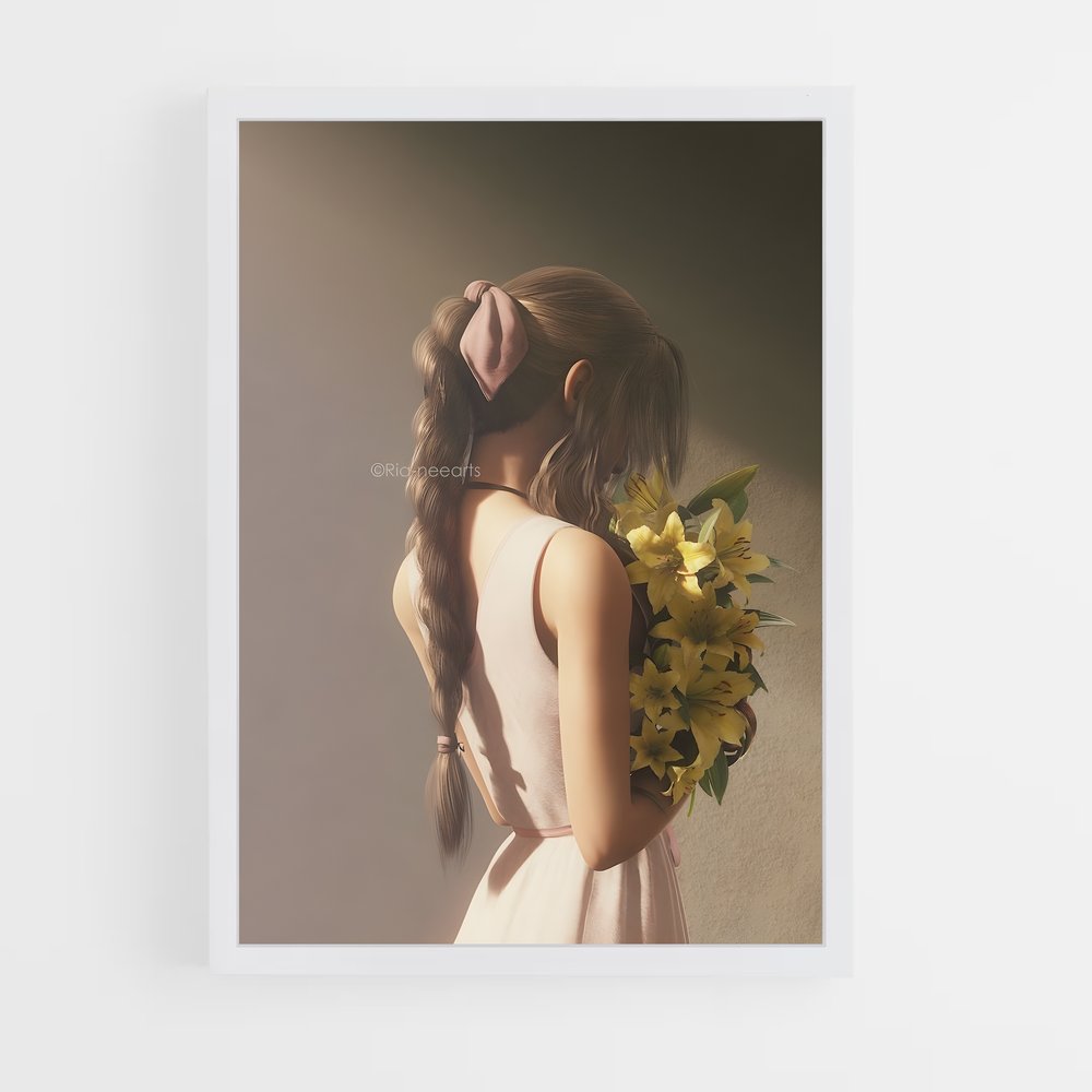 Poster Le Bouquet de l'Enfance – affiche Final Fantasy (vue 3)
